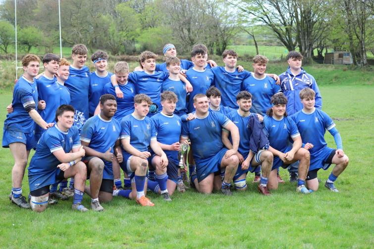 Pembrokeshire Youth league champions 2025 Haverfordwest RFC. Picture Rachel Kehoe