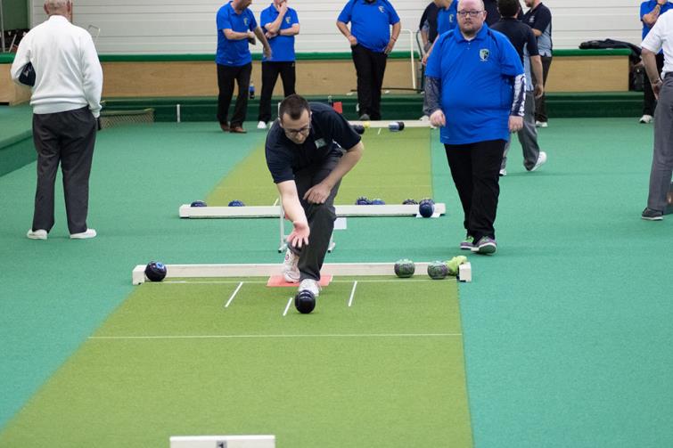 Pembs President Andrew Hudson in action against West Midlands