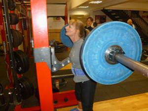 Penny’s a power house on the weights!