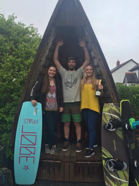 Steph, Sarah and Mark