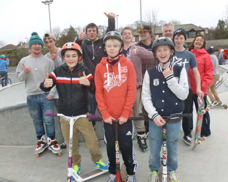Superb skateboard park is up and running