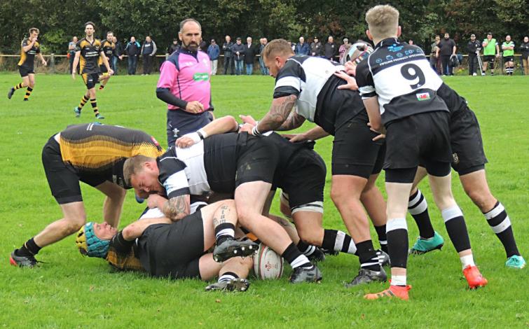 Quins control ruck ball
