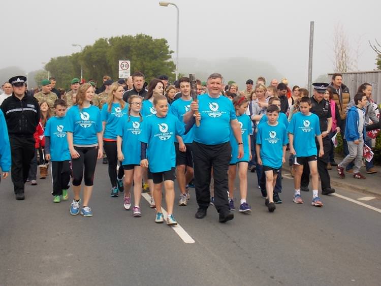 Commonwealth Games baton carrying in St Davids a great success