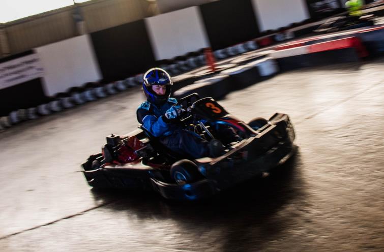 A driver leading the way