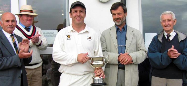 Rob Nicholas with trophy