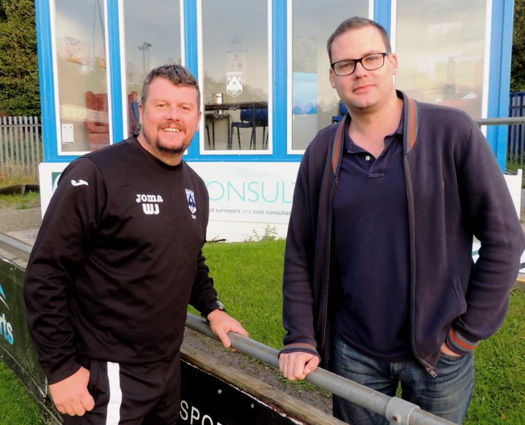 Rob Edwards and Wayne Jones