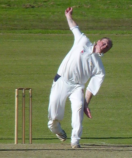 Rob Williams - another whole-hearted display for Lawrenny