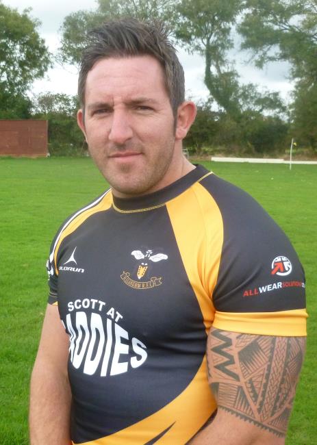 Robbie Neil - vital try for Llangwm