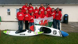 Rachel is surf kayaking for Wales in World Championships