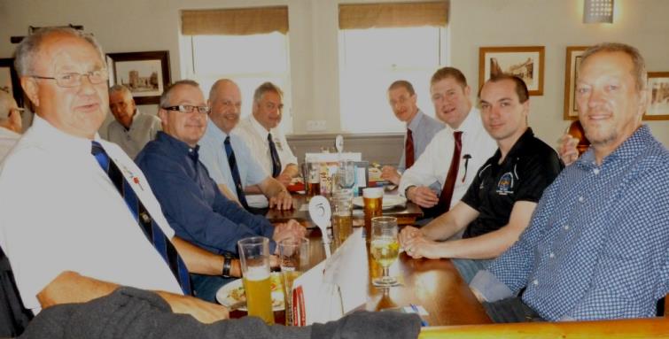 James Olyott and his refereeing supporters