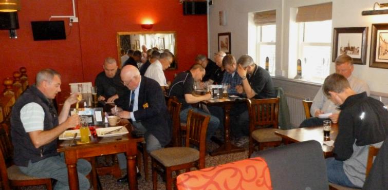 Refs concentrate on their quiz