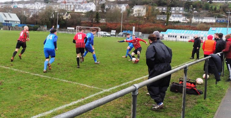 Rhys Dalling shows his skills