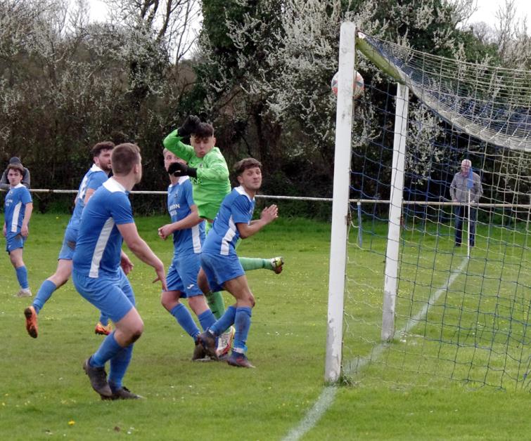 Rhys Jones scores the defining third for Goodwick