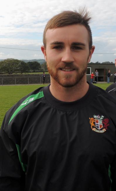 Rhys Shivorney - deserved try for Whitland centre