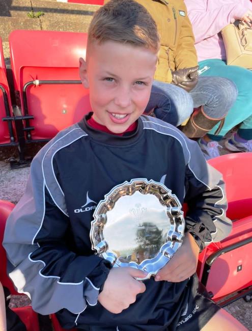 Rhys Tennick - with more silverware