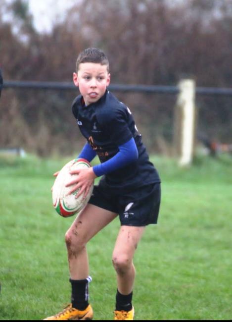 Rhys Tennick - looks to pass