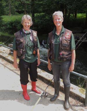 Rhian loves fly fishing – and it shows!