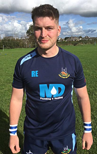 Rhodri Evans - helped keep St CLears at the top of the table