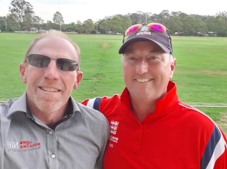 Richard meets up with former Pembroke CC ex-pat Jeff Powell