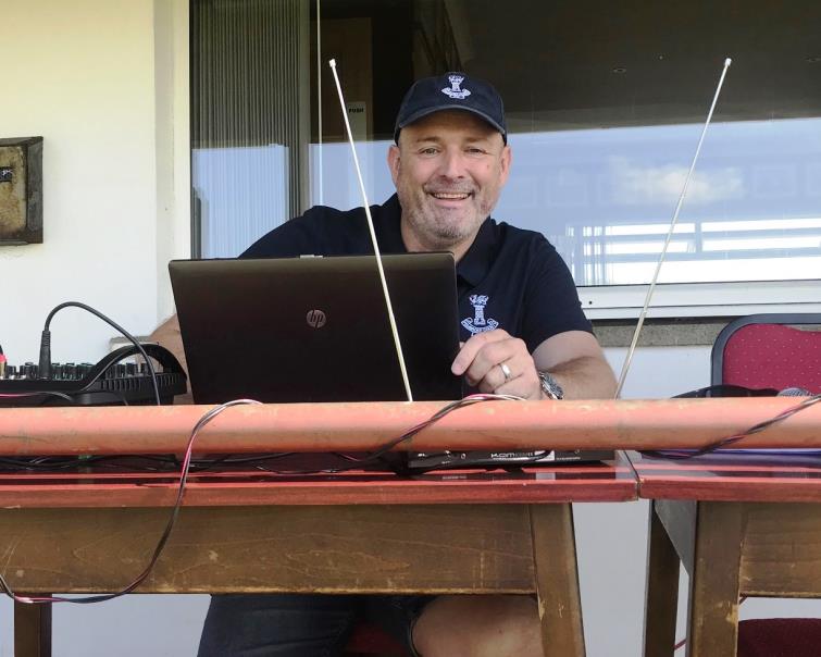 Announcer Richard Scriven