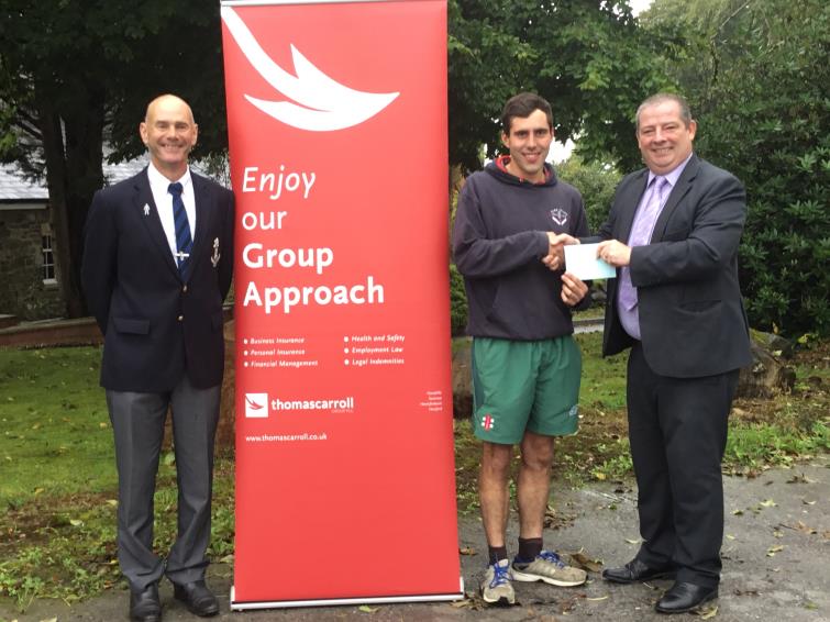 Richard Thorne - Thomas Carroll Player of the Month for August 2018