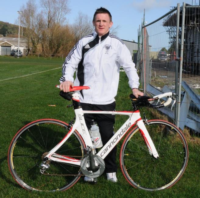 Ryan Thomas ready for another  training session