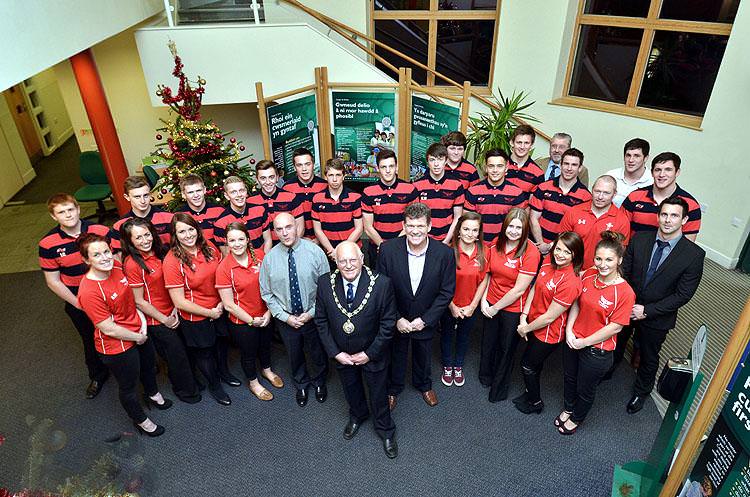 County Council recognition for young rugby players!