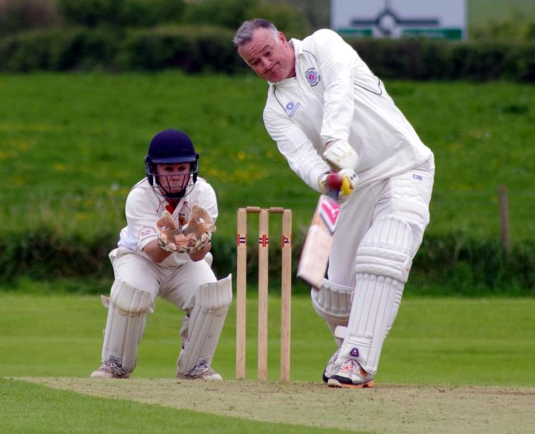 Whitland Seconds Wayne Jones scored a solid half century