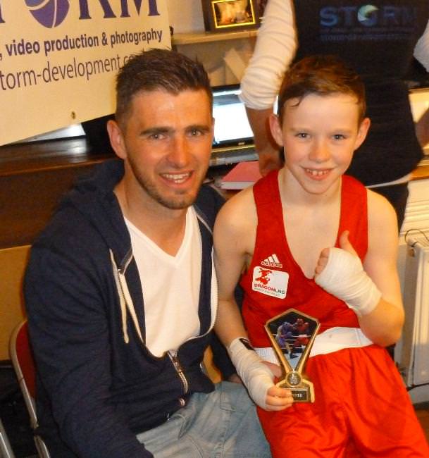 Promising footballer Alex is also catching the eye in amateur boxing