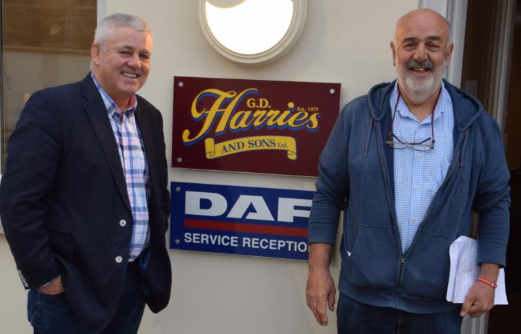 Warren Gatland and Bill Carne