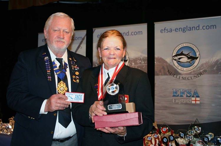Tina takes European angling title