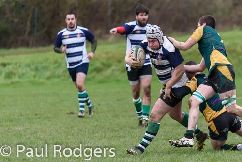 Jack Mason on the charge for Whitland