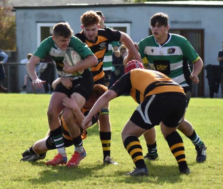 Good defence from Llangwm Youth