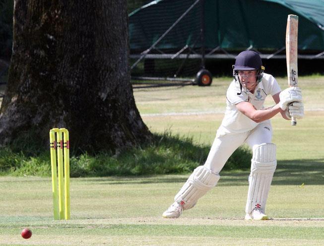 Wil Nicholas batting well at Narberth CC
