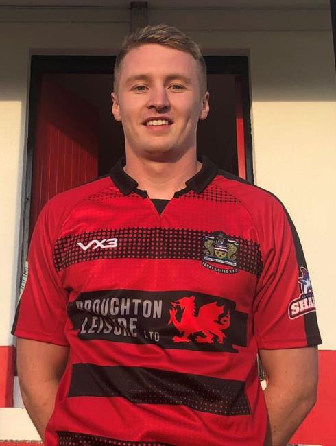 Will Swales - put a big shift in for Tenby United and scored first try