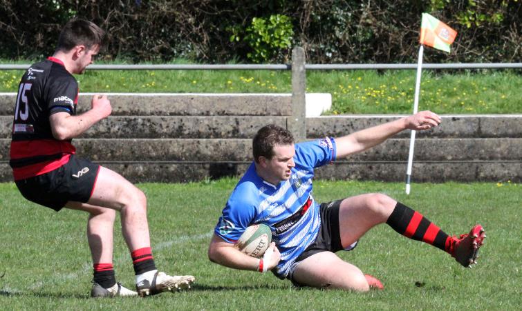 Toby Smith - opened scoring for Tenby (Susan McKehon)