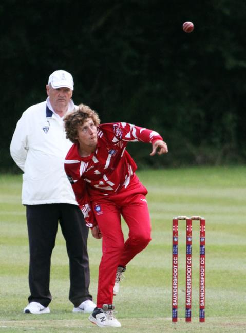 Tom Mansbridge - superb form for Saundersfoot. Picture Susan McKehon