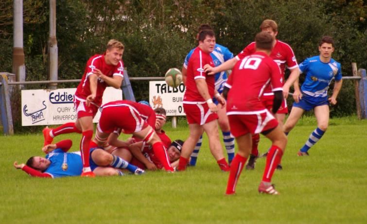 Tom Lewis - key role in Pembroke win at Haverfordwest