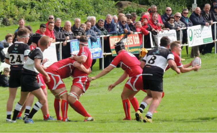 ​Tom Lewis in the thick of the action