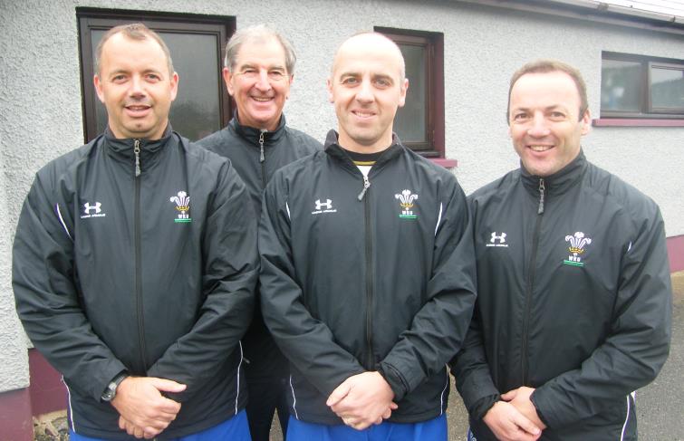Tony Pratt and fellow refs 
