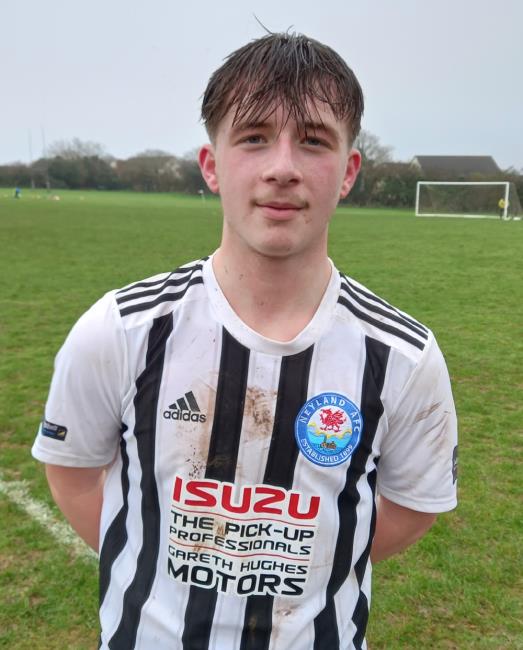 Taylor Collins - teenager scored four goals for Neyland