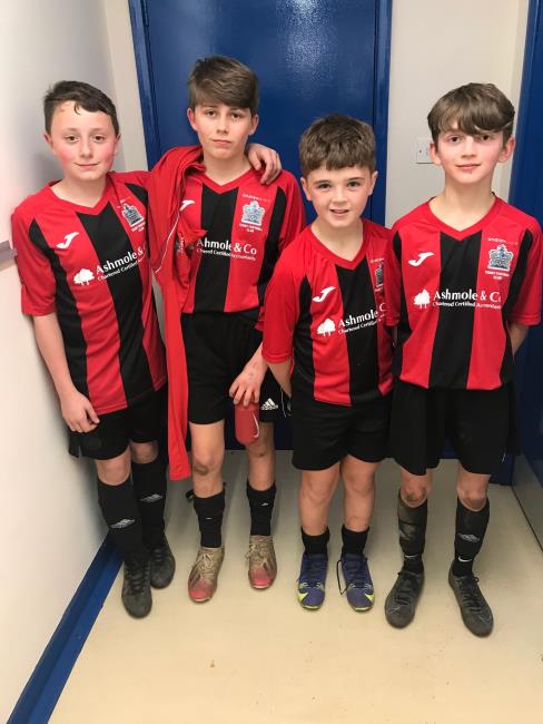 Tenby goal scorers: Ryan Robertson; Evan Christen; Rudi Thomas; George McDonald