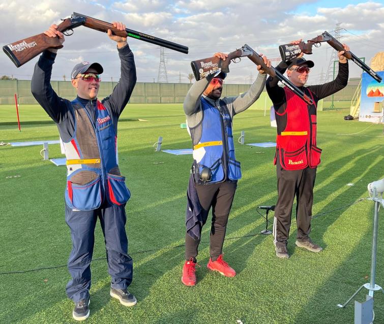 The GB Skeet team in Egypt