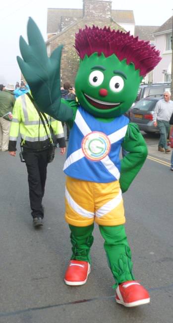 Commonwealth Games baton carrying in St Davids a great success