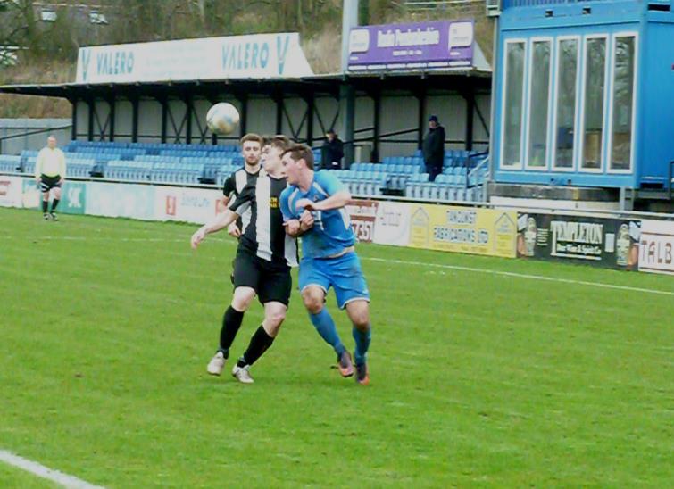 Another tight tussle for possession