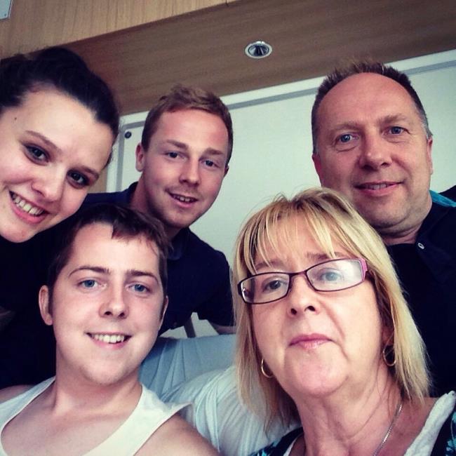Tim Mills and family
