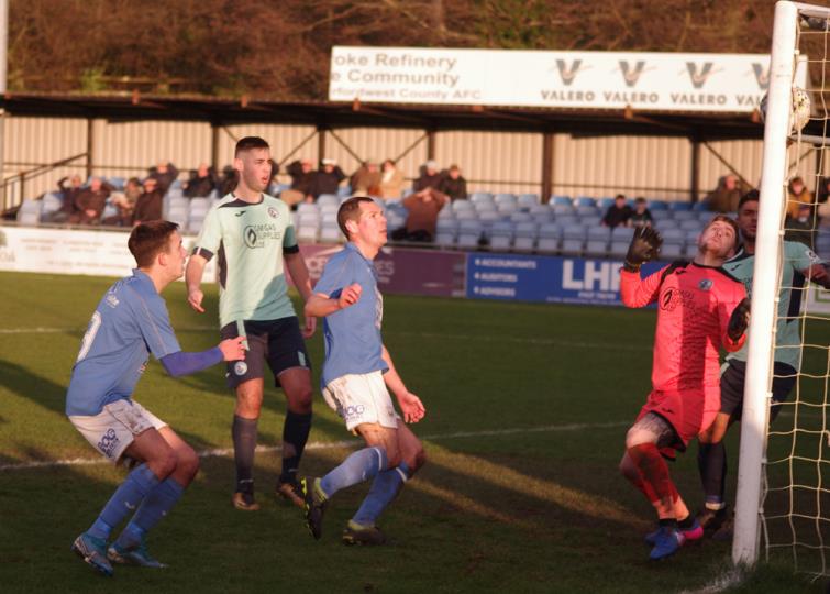 Tim Hicks scores his sides third