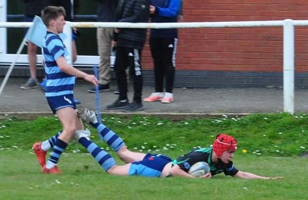 Try scorer Wil Nicholas