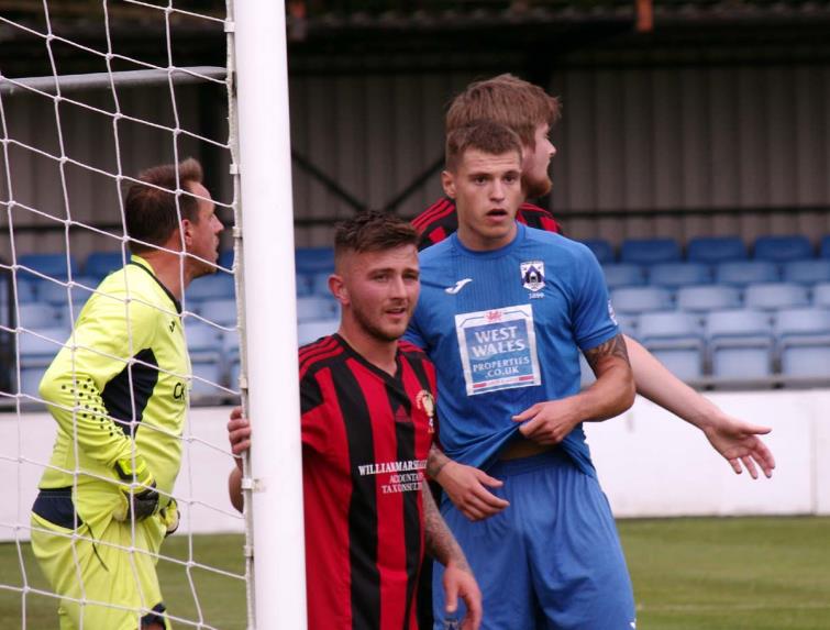 Tyler Brock opened the scoring for the home side