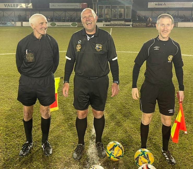 Keith Amos, Gary Lewis, Gareth Elliott